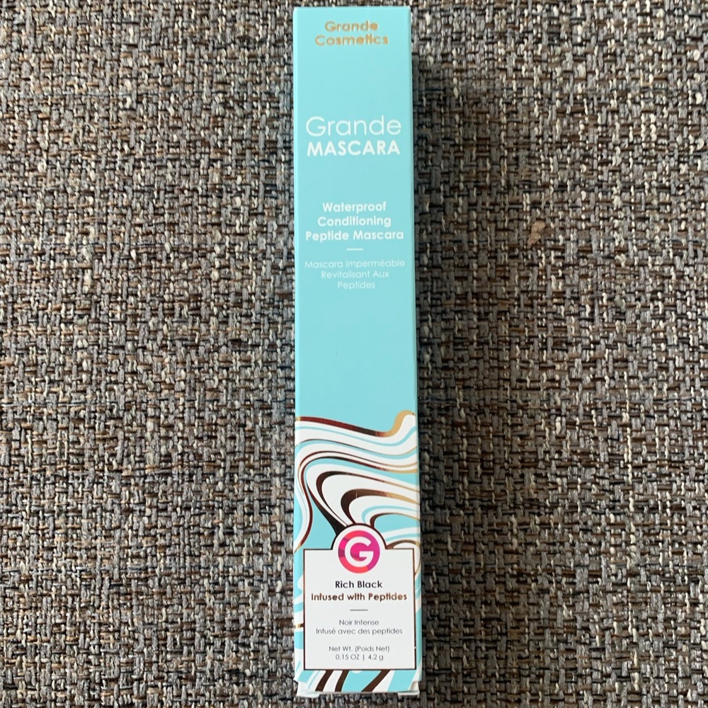 ✨HP✨ GrandeMASCARA Waterproof Conditioning Peptide Black Mascara .15 oz